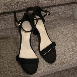 Aldo black strappy sandals